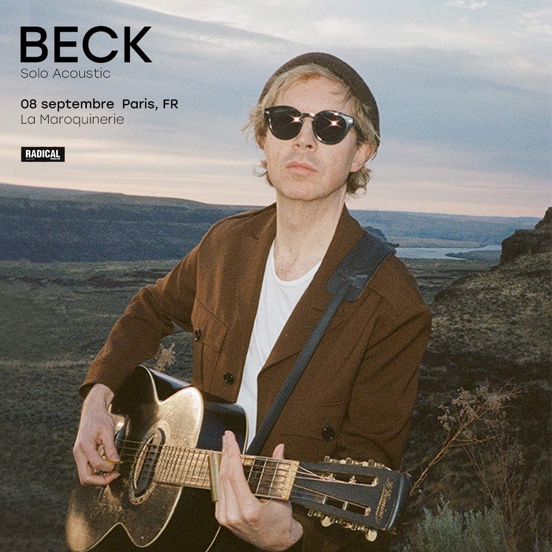 Beck concert solo acoustique Paris 2022