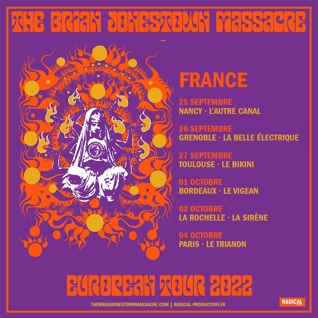 The Brian Jonestown Massacre France 2022