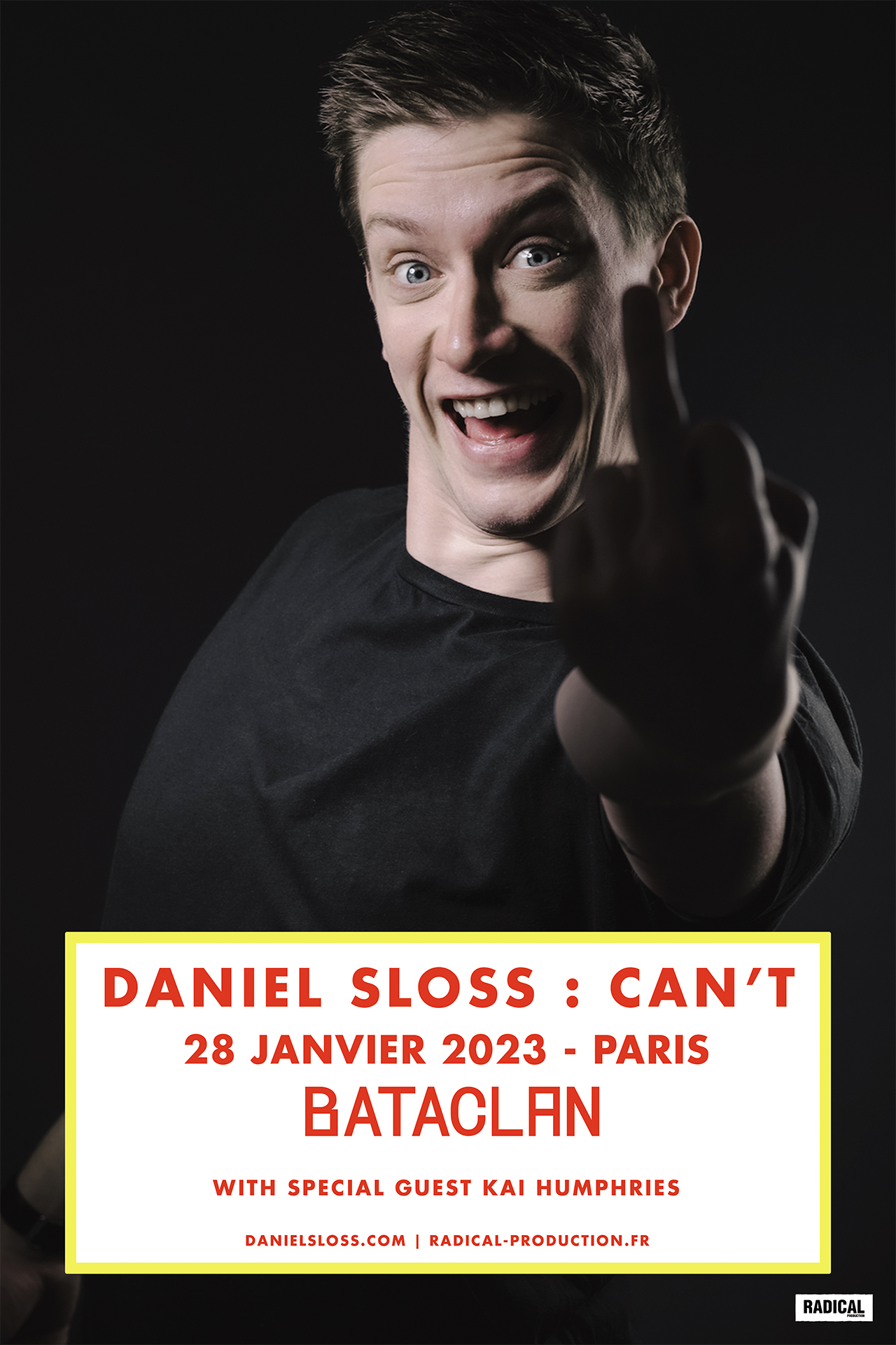 Daniel Sloss - Can't - Bataclan 2023