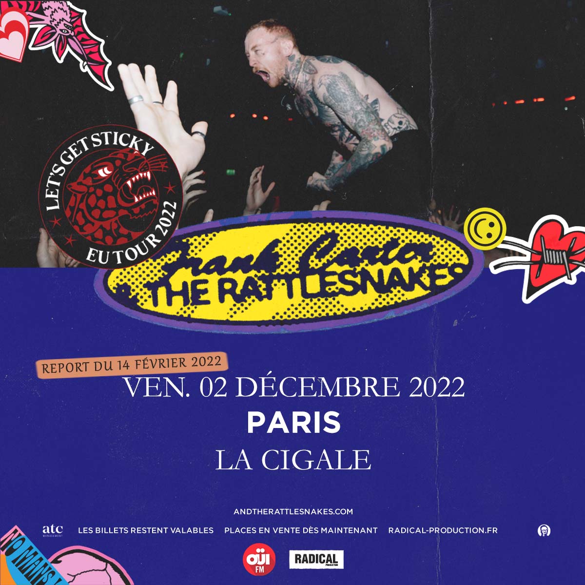 Frank Carter & The Rattlesnakes - Paris - 02 décembre 2022
