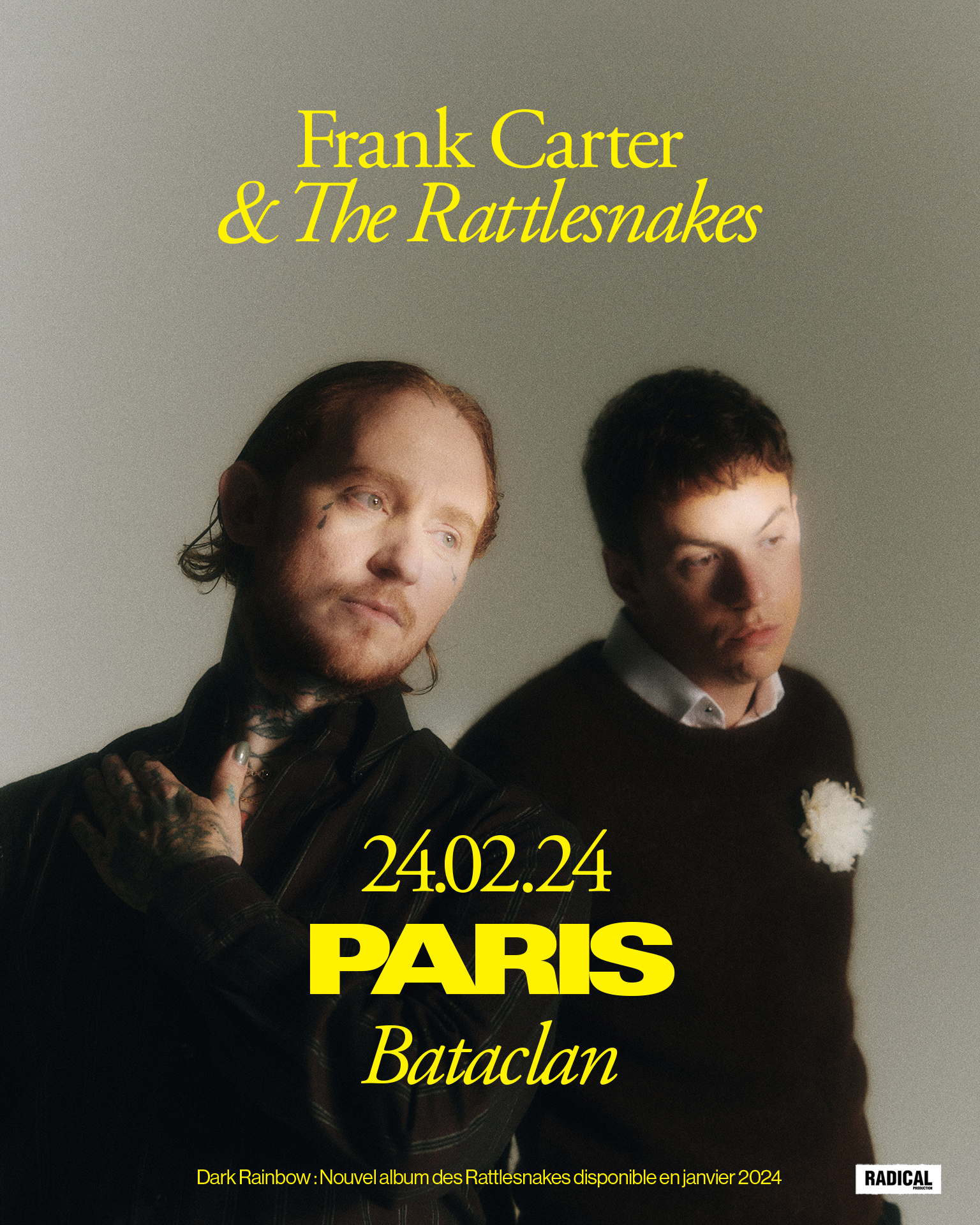 Frank Carter & The Rattlesnakes - Paris, Le Bataclan - 24 février 2024