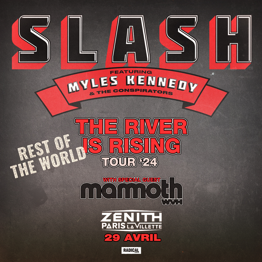 Slash Featuring Myles Kennedy & The Conspirators - Zénith Paris la Villette - 29 avril 2024